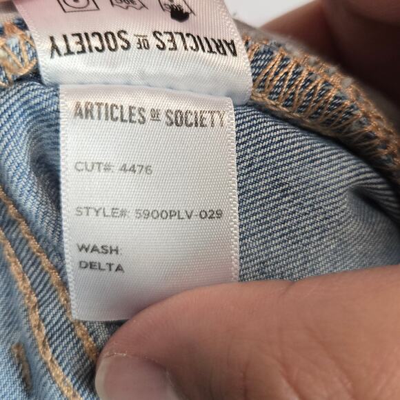 Articles of Society Womens The Lennox High Rise Boot Jeans 6/28 Western Cowgirl - Picture 12 of 16